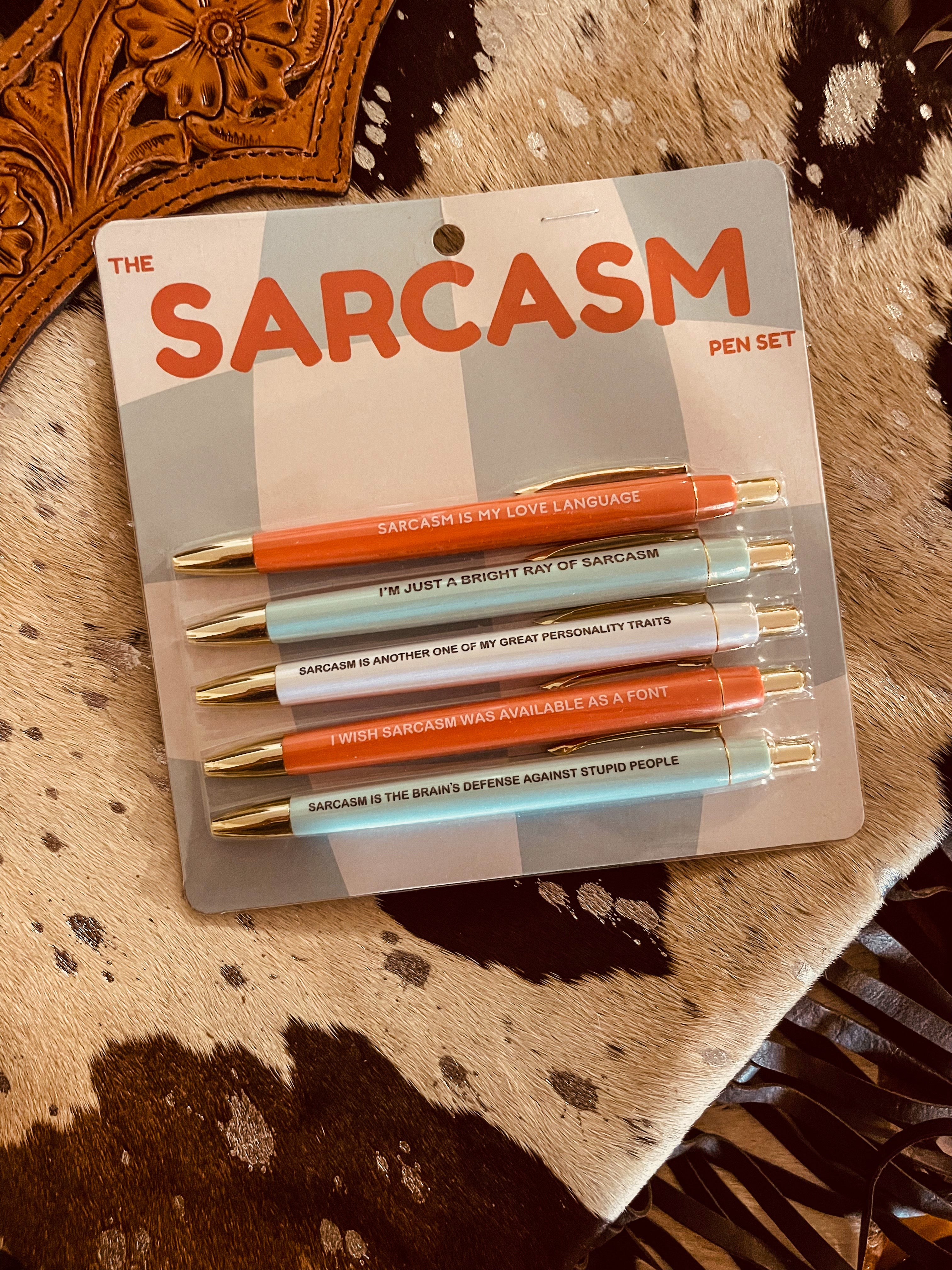 Sarcasm Pen Set